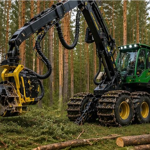 Mächtiger Altbaum mit grober Borke und Höhlen
